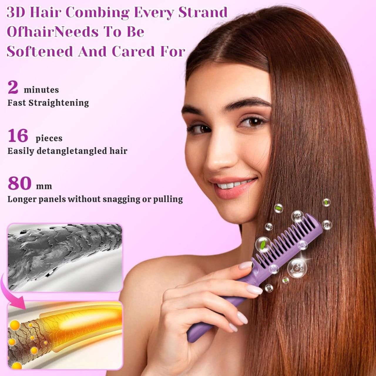 Meneflix™ Portable Cordless Hair Straightener